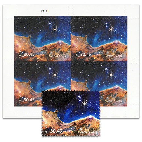 2024 USPS Cosmic Cliffs forever stamps